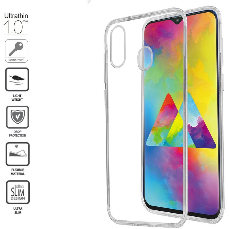 Silikoninis dėklas 1.0 mm storio - permatomas (GALAXY M20) Silikoninis dėklas 1.0 mm storio - permatomas (GALAXY M20)